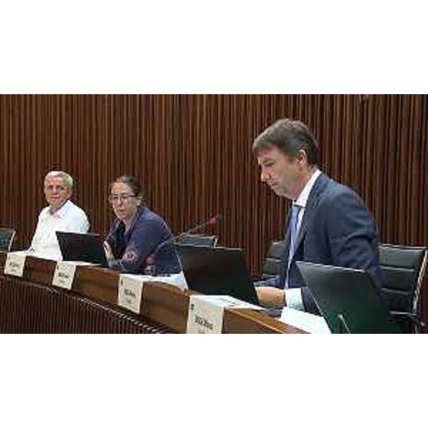 Andrea Ussai e Ilaria Dal Zovo (M5S), Giampaolo Bidoli (Patto) - Andrea Ussai e Ilaria Dal Zovo (M5S), Giampaolo Bidoli (Patto)