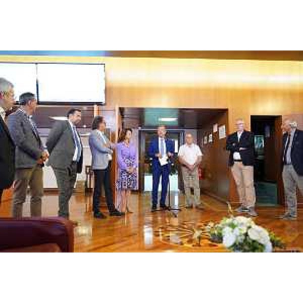 Consiglieri regionali presenti all'inaugurazione della mostra di Fontanini - Consiglieri regionali presenti all'inaugurazione della mostra di Fontanini