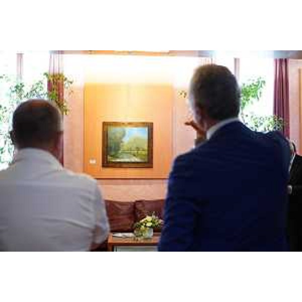 Una delle opere esposte - Una delle opere esposte