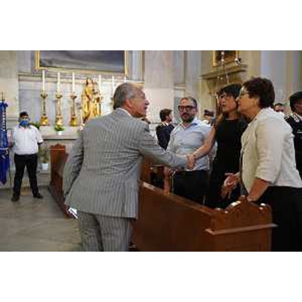 Il saluto di Zanin ai familiari dell'agente della scorta che perse la vita trent'anni fa - Il saluto di Zanin ai familiari dell'agente della scorta che perse la vita trent'anni fa