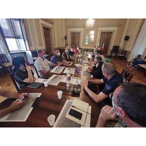 Il vicegovernatore alla riunione di oggi del Centro di coordinamento soccorsi (Ccs) oggi in Prefettura a Gorizia - Il vicegovernatore alla riunione di oggi del Centro di coordinamento soccorsi (Ccs) oggi in Prefettura a Gorizia 
