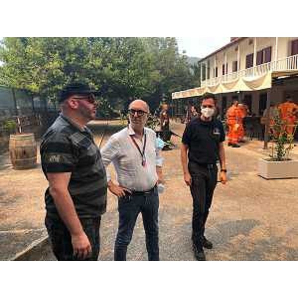 Il vicegovernatore Riccardi con sindaco Vizintin a Jamiano - Il vicegovernatore Riccardi con sindaco Vizintin a Jamiano