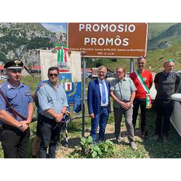 La nuova targa Malga Promosio - La nuova targa Malga Promosio