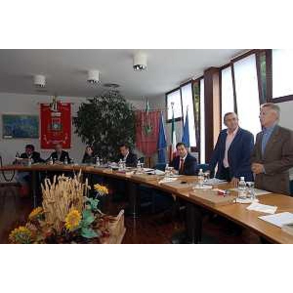 Riccardo Illy (Presidente Regione Friuli Venezia Giulia) e Gino Rinaldi (Sindaco di Prato Carnico)