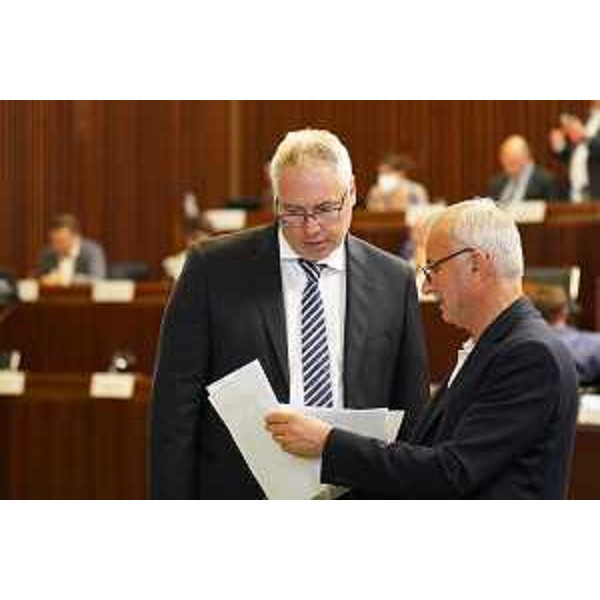 Mauro Bordin (Lega) e giuseppe Sibau (PrFvg/Ar) - Mauro Bordin (Lega) e giuseppe Sibau (PrFvg/Ar)