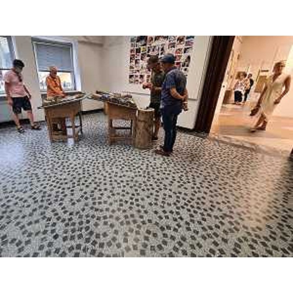 Uno degli spazi interni della Scuola mosaicisti del Friuli di spilimbergo - Uno degli spazi interni della Scuola mosaicisti del Friuli di spilimbergo