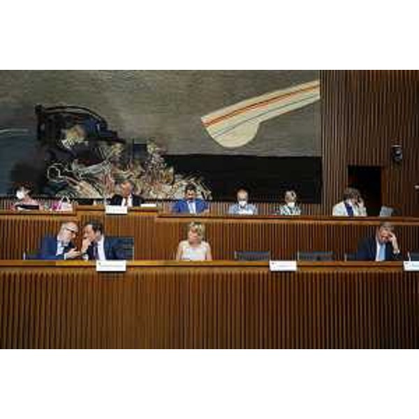 I banchi della Giunta regionale in Consiglio - I banchi della Giunta regionale in Consiglio