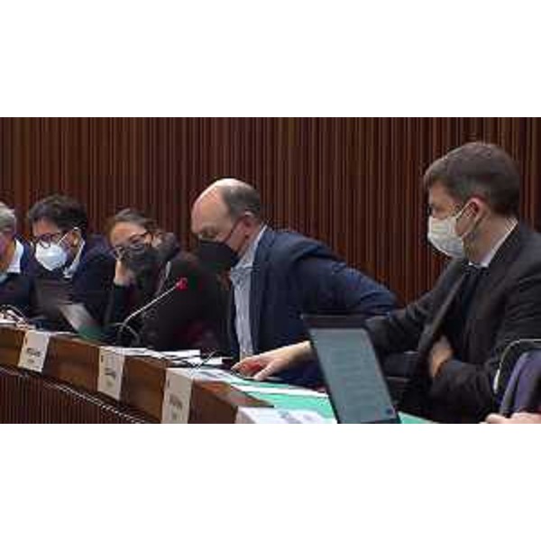 I consiglieri del M5S in aula - I consiglieri del M5S in aula