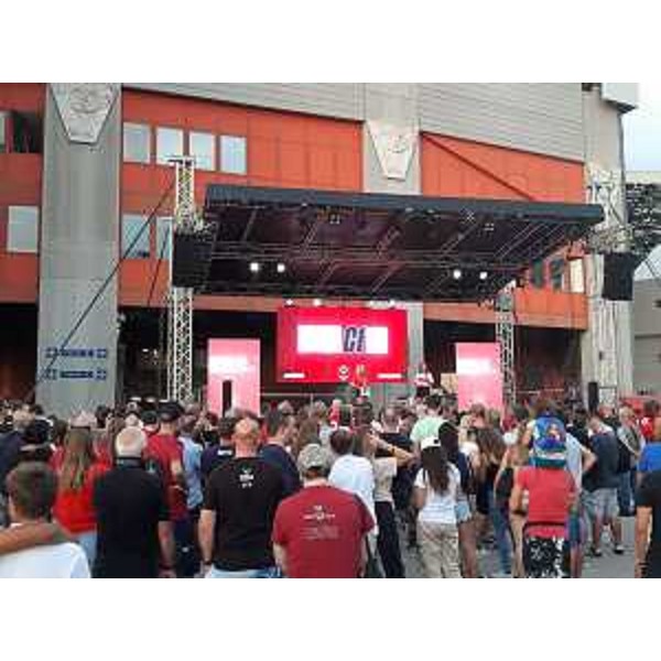 La festa di presentazione della nuova stagione calcistica rossoalabardata allo Stadio Nereo Rocco di Trieste - La festa di presentazione della nuova stagione calcistica rossoalabardata allo Stadio Nereo Rocco di Trieste