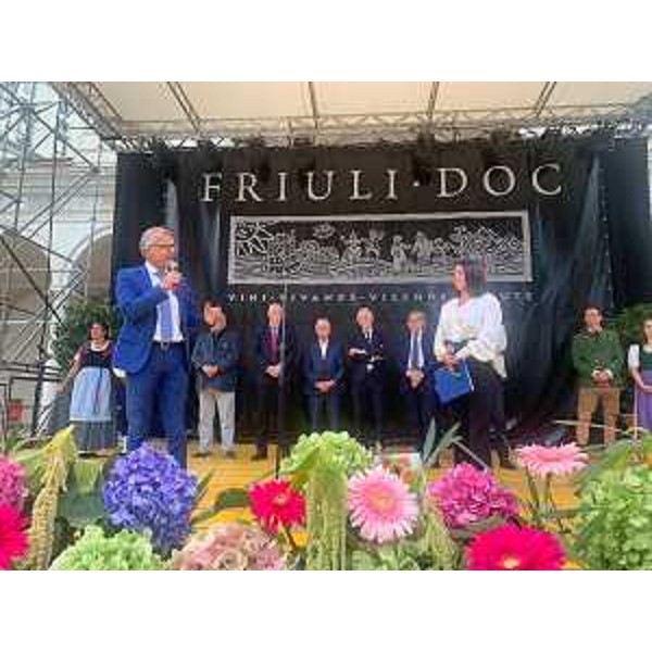 Un momento dell'inaugurazione di Friuli Doc - Un momento dell'inaugurazione di Friuli Doc