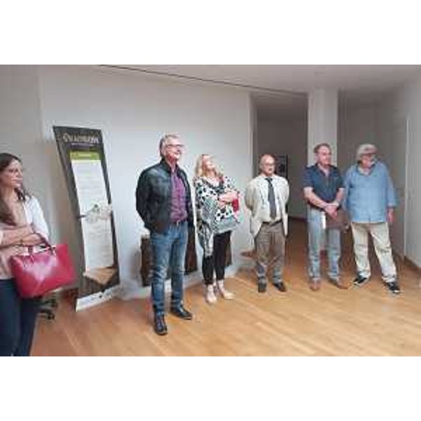 L'inaugurazione dell'esposizione, alla presenza del presidente del Consiglio regionale - L'inaugurazione dell'esposizione, alla presenza del presidente del Consiglio regionale