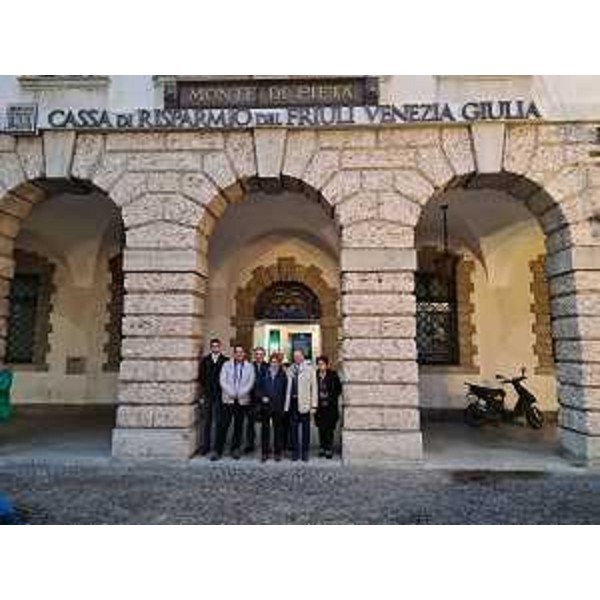 L'assessore Gibelli a San Daniele per l'acquisizione del palazzo di Monte di Pietà da parte del Comune - L'assessore Gibelli a San Daniele per l'acquisizione del palazzo di Monte di Pietà da parte del Comune