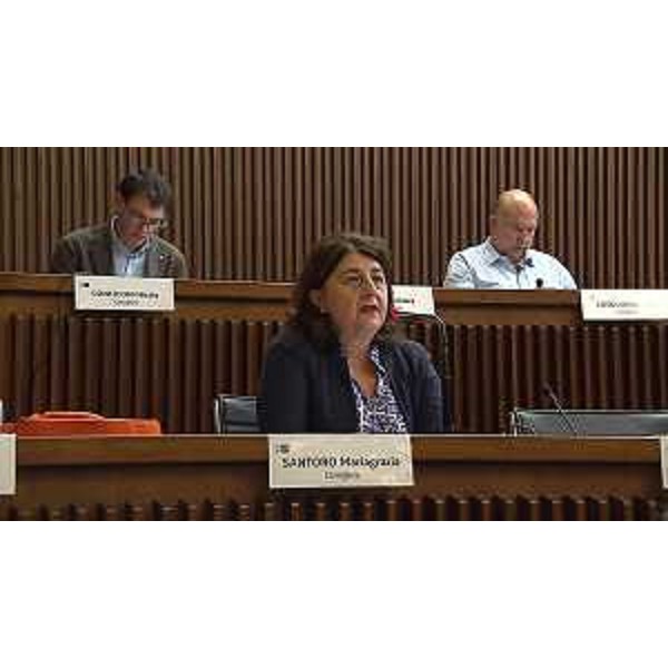 Mariagrazia Santoro (Pd), insieme ai colleghi dem Nicola Conficoni e Roberto Cosolini - Mariagrazia Santoro (Pd), insieme ai colleghi dem Nicola Conficoni e Roberto Cosolini