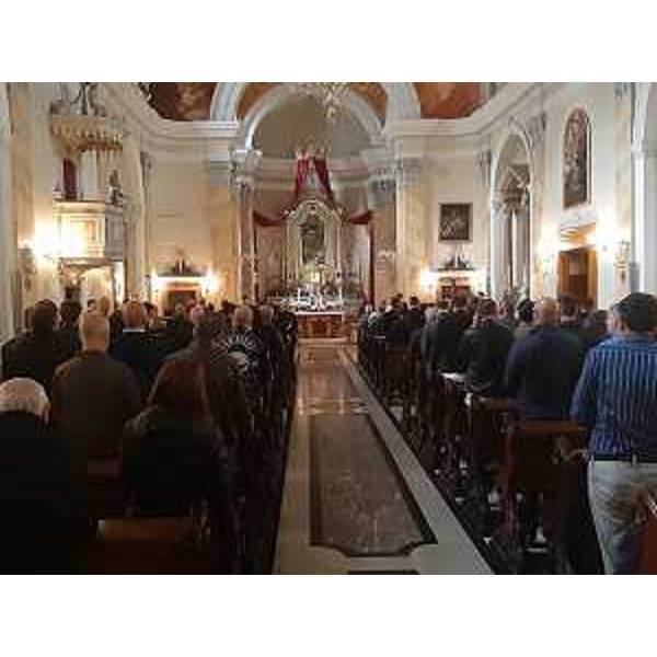 La messa in suffragio dei poliziotti Matteo Demenego e Pierluigi Rotta nella chiesa della Beata Vergine del Soccorso a Trieste a tre anni dal loro assassinio - La messa in suffragio dei poliziotti Matteo Demenego e Pierluigi Rotta nella chiesa della Beata Vergine del Soccorso a Trieste a tre anni dal loro assassinio