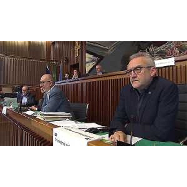 Ivo Moras (Lega), presidente della III Commissione, a fianco del vicegovernatore Riccardo Riccardi (a sinistra nella foto) - Ivo Moras (Lega), presidente della III Commissione, a fianco del vicegovernatore Riccardo Riccardi (a sinistra nella foto)