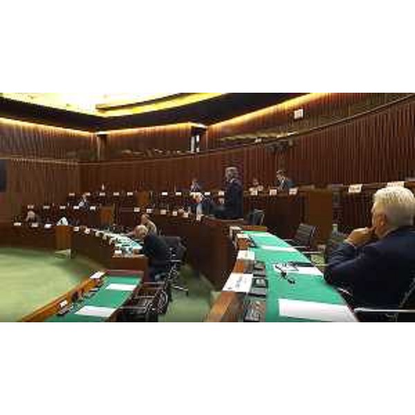 Un momento della seduta della VI Commissione - Un momento della seduta della VI Commissione