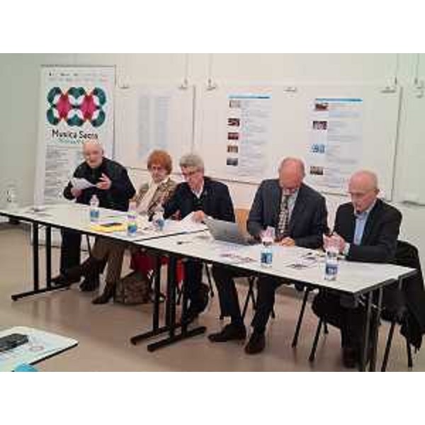 L'assessore alla Cultura Tiziana Gibelli alla presentazione del Festival di musica sacra a Pordenone - L'assessore alla Cultura Tiziana Gibelli alla presentazione del Festival di musica sacra a Pordenone