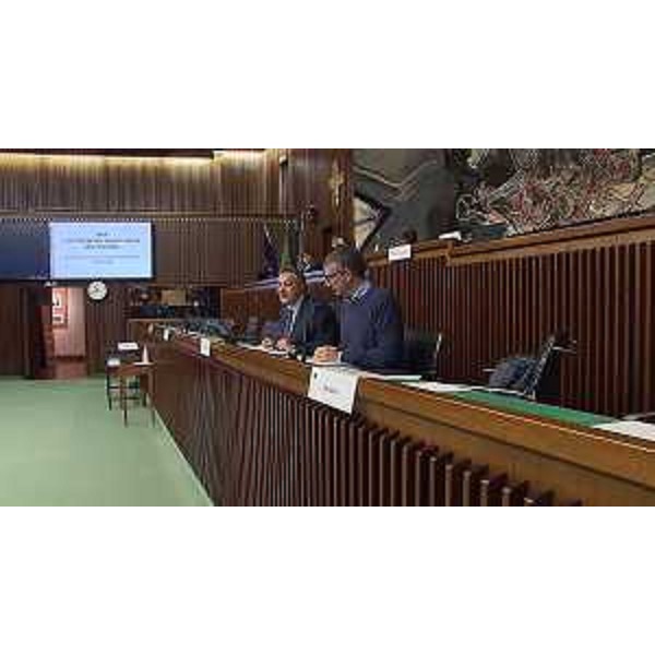 Il presidente della V Commissione, Diego Bernardis (Lega), e l'assessore regionale alle Attività Produttive, Pieraoplo Roberti - Il presidente della V Commissione, Diego Bernardis (Lega), e l'assessore regionale alle Attività Produttive, Pieraoplo Roberti