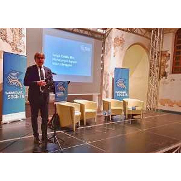 L'assessore regionale Sergio Emidio Bini al Primo Formun delle società benefit a Pordenone - L'assessore regionale Sergio Emidio Bini al Primo Formun delle società benefit a Pordenone