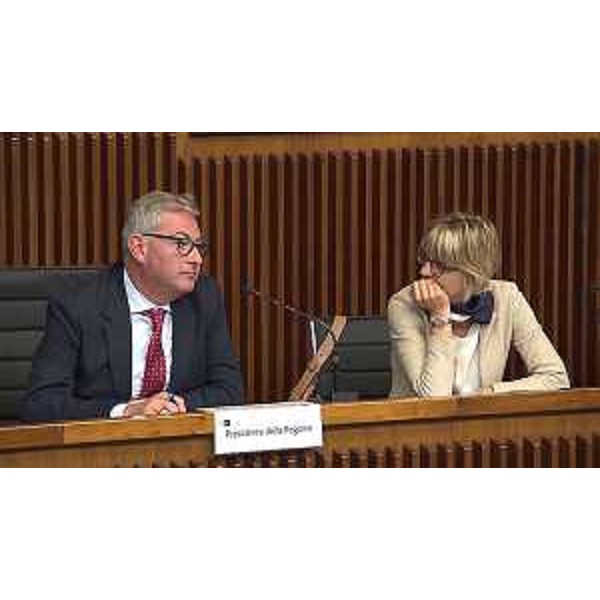 L'assessore alle Finanze Barbara Zilli e il presidente I Commissione Alessandro Basso (Fdi) - L'assessore alle Finanze Barbara Zilli e il presidente I Commissione Alessandro Basso (Fdi)