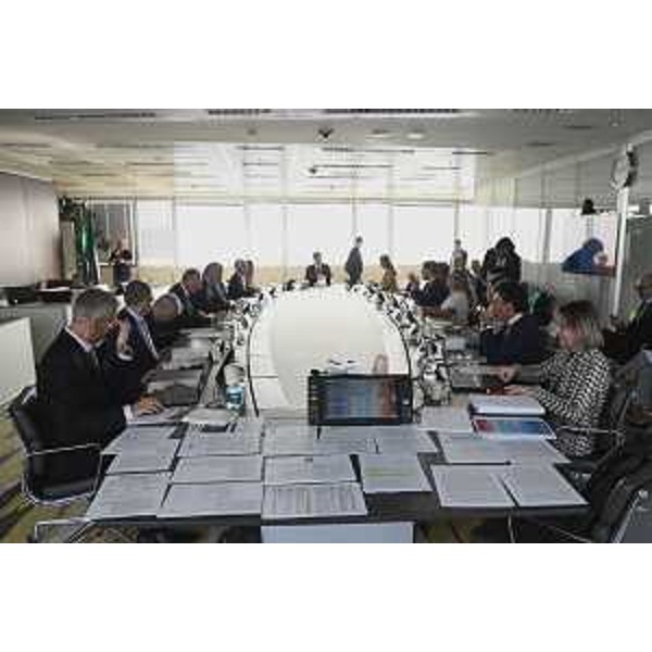 Una fase dei lavori del Coordinamento dei presidenti delle Commissioni politiche europee dei Consigli regionali - Una fase dei lavori del Coordinamento dei presidenti delle Commissioni politiche europee dei Consigli regionali