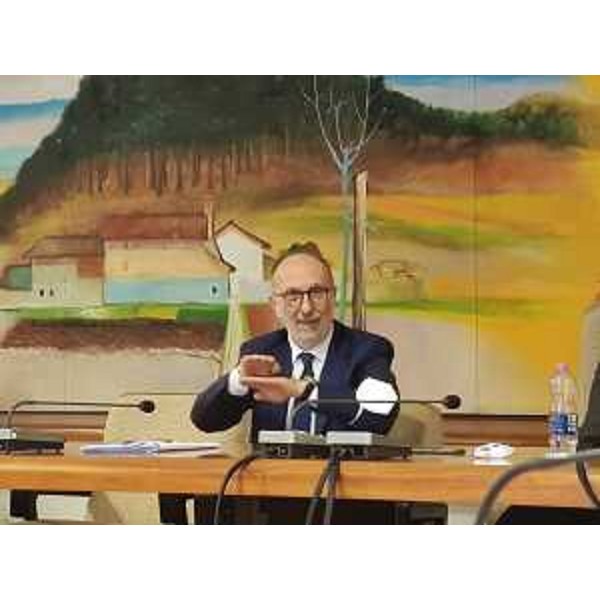 Il vicegovernatore Riccardo Riccardi all'incontro con i sindaci del Medio Friuli a Basiliano - Il vicegovernatore Riccardo Riccardi all'incontro con i sindaci del Medio Friuli a Basiliano