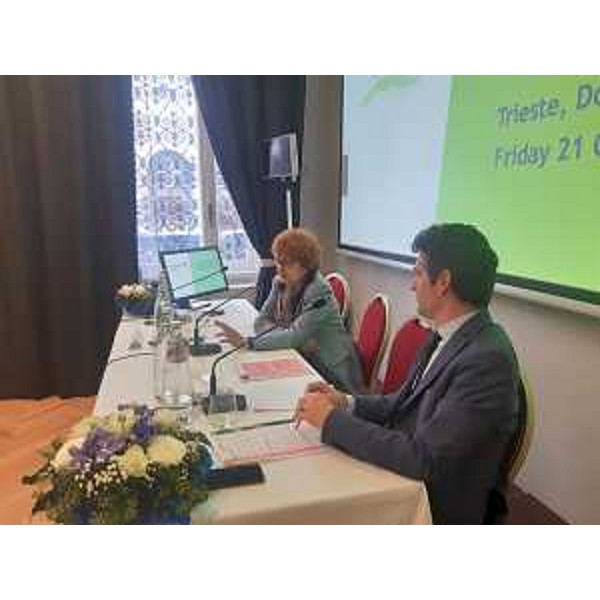 L'assessore Tiziana Gibelli mentre interiene alla Conferenza - L'assessore Tiziana Gibelli mentre interiene alla Conferenza