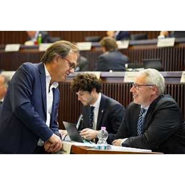 Mauro Di Bert (PrFvg/Ar) e Mauro Bordin (Lega) - Mauro Di Bert (PrFvg/Ar) e Mauro Bordin (Lega)