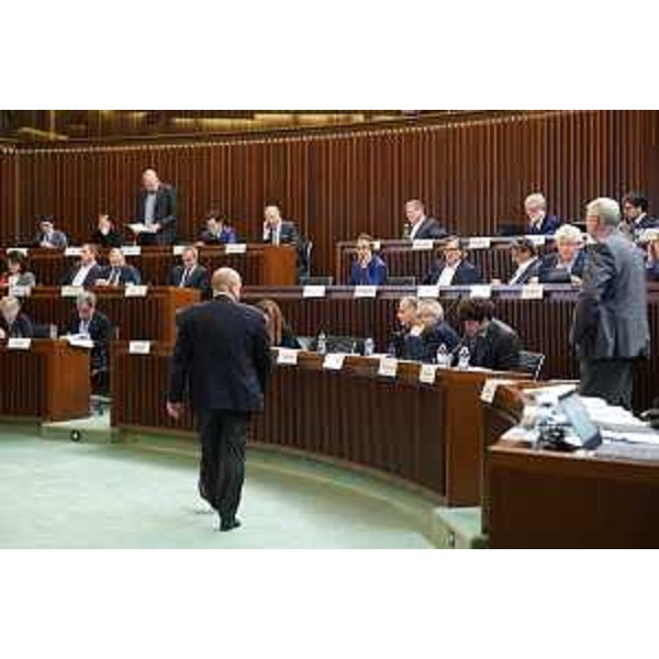 L'Aula durante i lavori - L'Aula durante i lavori