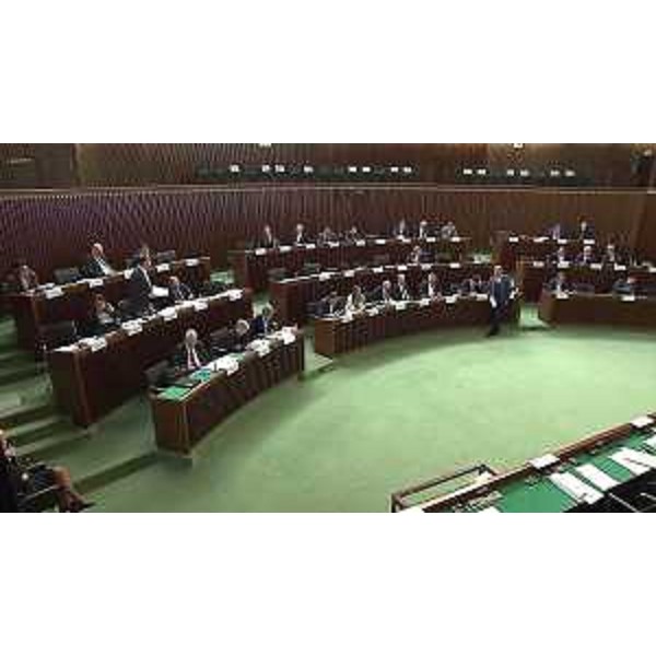 L'Aula durante i lavori - L'Aula durante i lavori