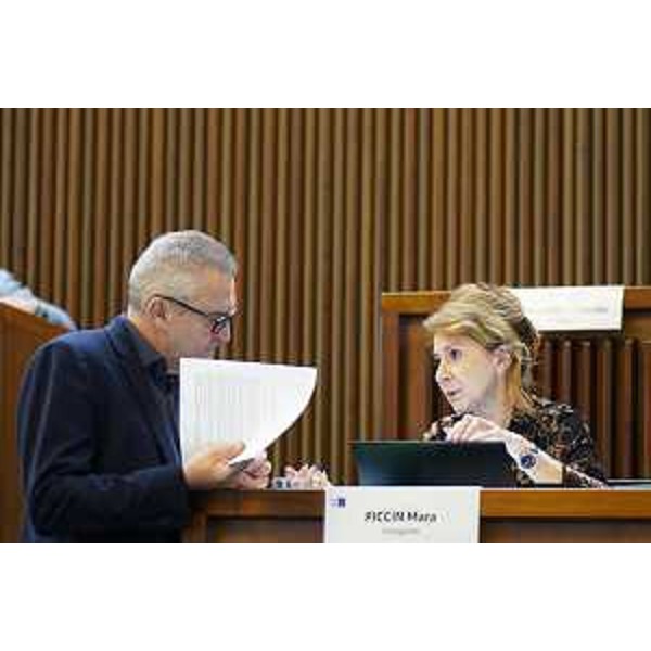 Ivo Moras (Lega) e Mara Piccin (FI) - Ivo Moras (Lega) e Mara Piccin (FI)