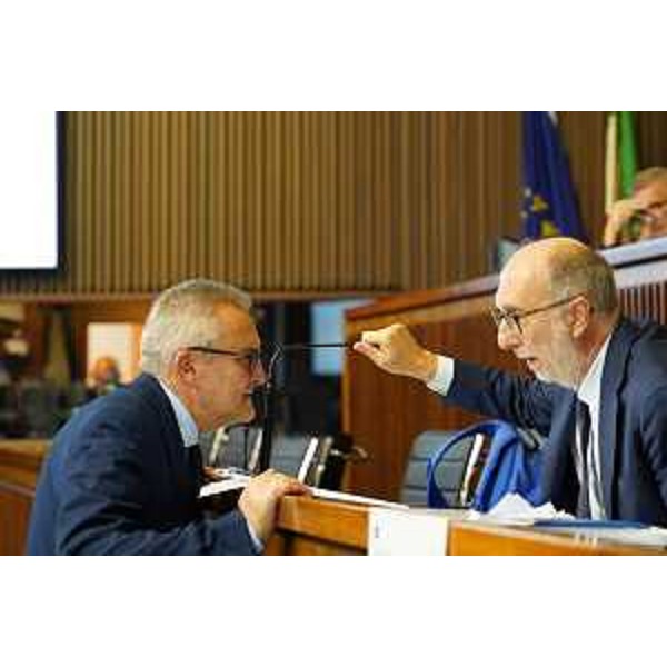 Ivo Moras (Lega) con il vicegovernatore Riccardo Riccardi - Ivo Moras (Lega) con il vicegovernatore Riccardo Riccardi