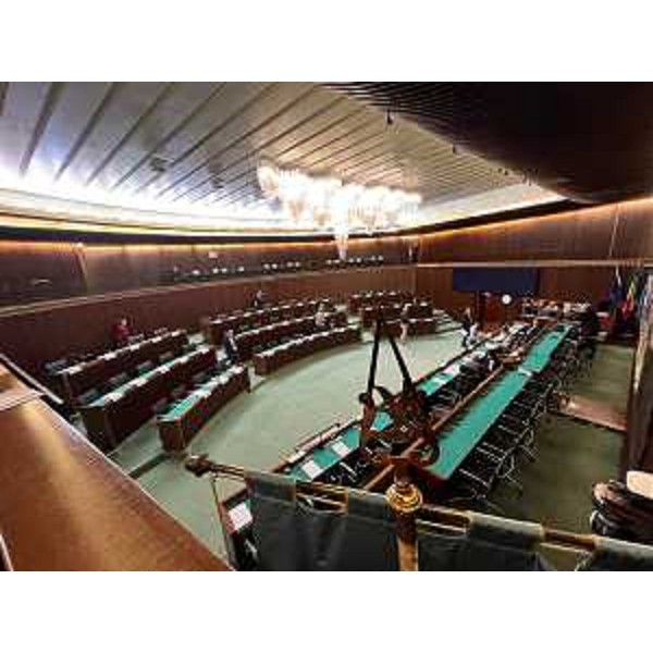 La VI Commissione riunita nell'aula consiliare - La VI Commissione riunita nell'aula consiliare