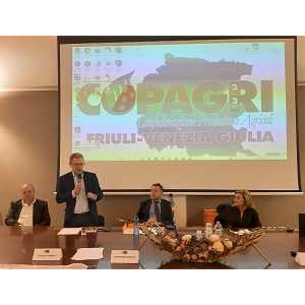 Lassessore regionale alle Risorse agroalimentari, forestali, ittiche e montagna, Stefano Zannier, al convegno della Copagri Fvg sulla nuova Politica agricola comunitaria (Pac) 2023-2027 - Lassessore regionale alle Risorse agroalimentari, forestali, ittiche e montagna, Stefano Zannier, al convegno della Copagri Fvg sulla nuova Politica agricola comunitaria (Pac) 2023-2027