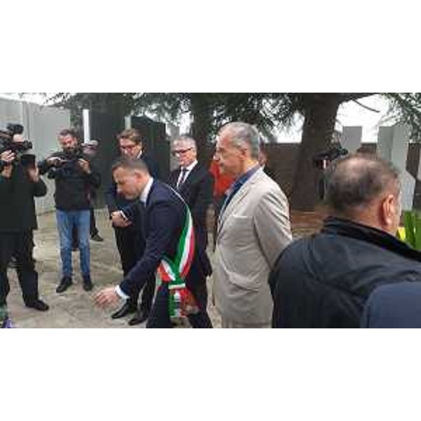 Il presidente Zanin con le autorità slovene - Il presidente Zanin con le autorità slovene