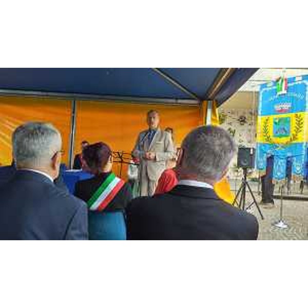 Il presidente Zanin interviene al cimitero di Gonars - Il presidente Zanin interviene al cimitero di Gonars