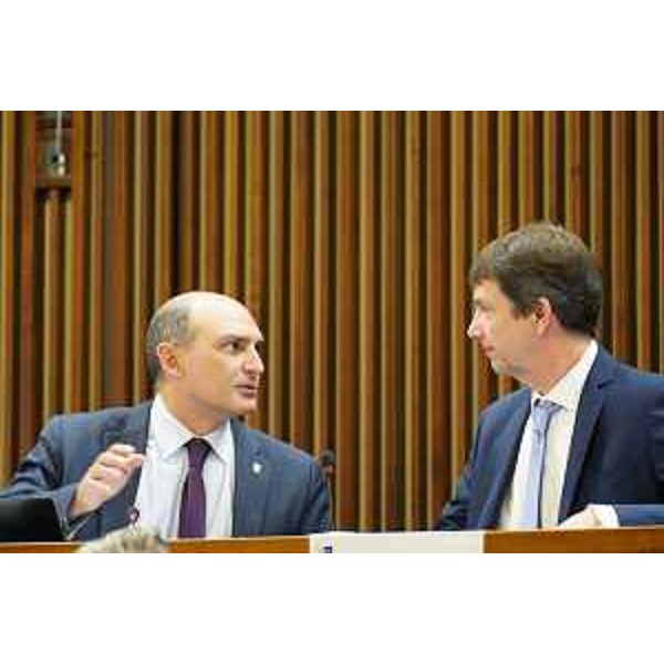 I pentastellati Cristian Sergo e Andrea Ussai - I pentastellati Cristian Sergo e Andrea Ussai