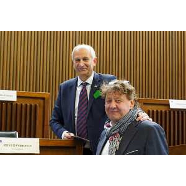 I leghisti Alfonso Singh e Danilo Slokar - I leghisti Alfonso Singh e Danilo Slokar