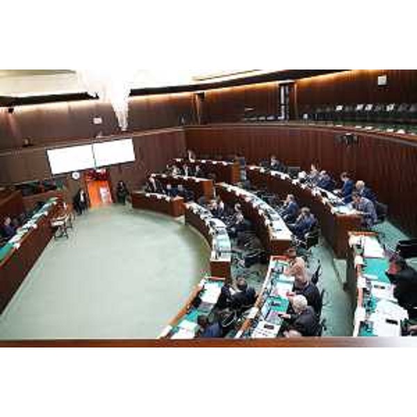 L'Aula durante i lavori - L'Aula durante i lavori