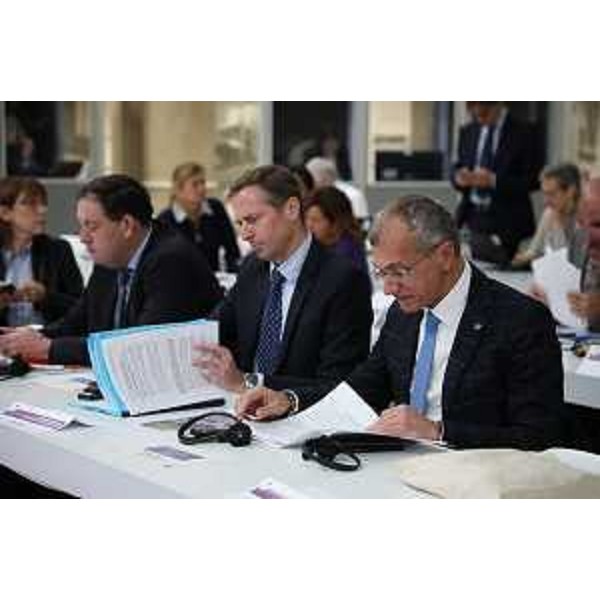 Il presidente del Cr Fvg, Piero Mauro Zanin, durante i lavori a Valencia - 11 November 2022, 10th Subsidiarity Conference in Valencia. Spain - Valencia - November 2022 © European Union / David Martin Diaz