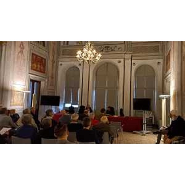 Un momento del convegno, nel palazzo Di Toppo Wasserman a Udine - Un momento del convegno, nel palazzo Di Toppo Wasserman a Udine