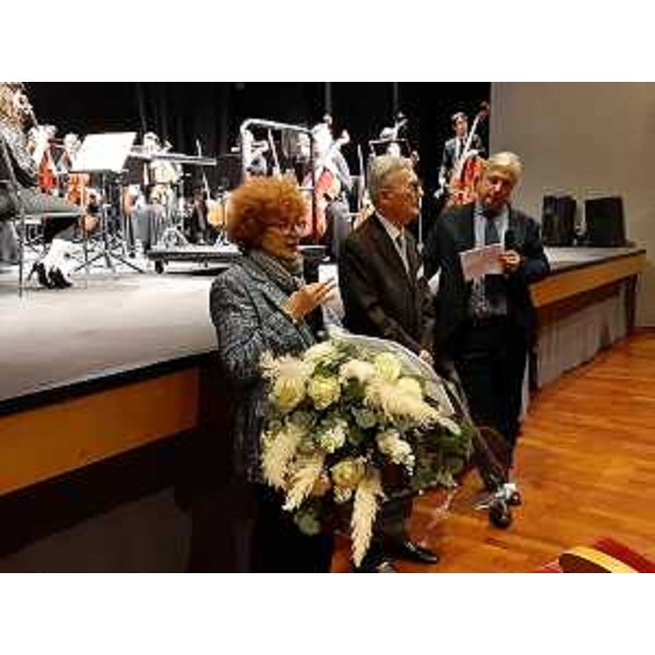 L'assessore regionale alla Cultura Tiziana Gibelli durante l'evento per il ringraziamento dei mecenati svoltosi a Udine - L'assessore regionale alla Cultura Tiziana Gibelli durante l'evento per il ringraziamento dei mecenati svoltosi a Udine 