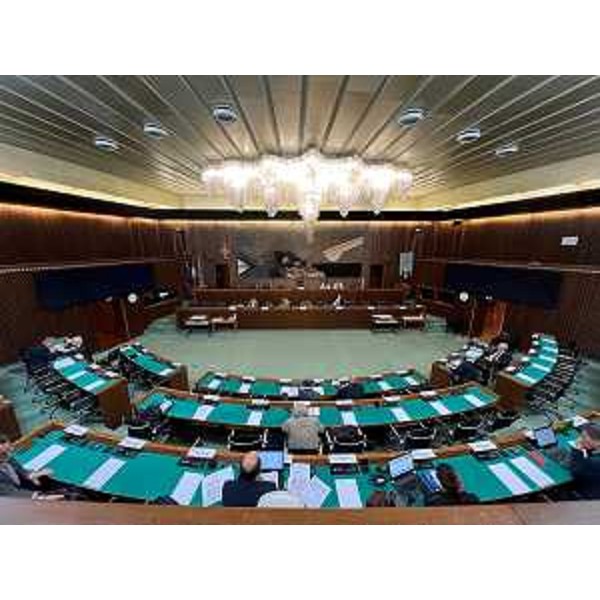 La IV Commissione riunita nell'aula consiliare - La IV Commissione riunita nell'aula consiliare