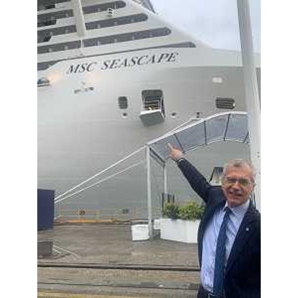 Piero Mauro Zanin, presidente del Consiglio regionale Fvg, durante la cerimonia di varo - Piero Mauro Zanin, presidente del Consiglio regionale Fvg, durante la cerimonia di varo