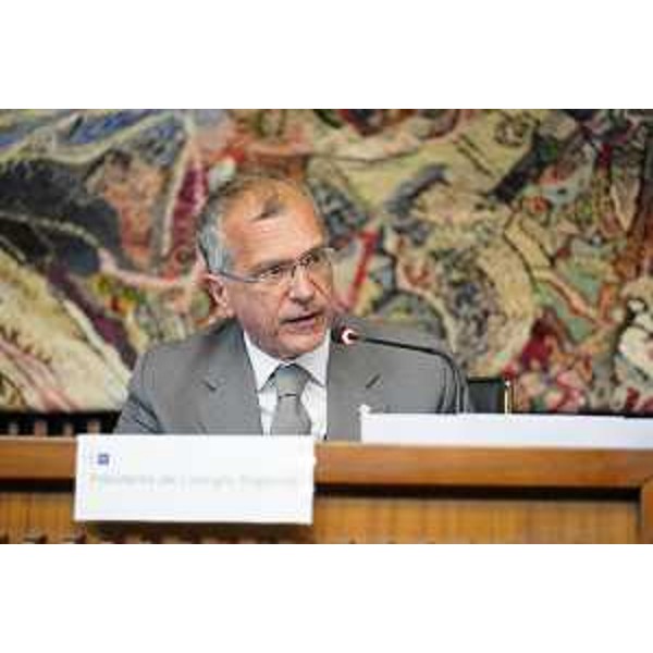 Il presidente del Cr Fvg, Piero Mauro Zanin - Il presidente del Cr Fvg, Piero Mauro Zanin