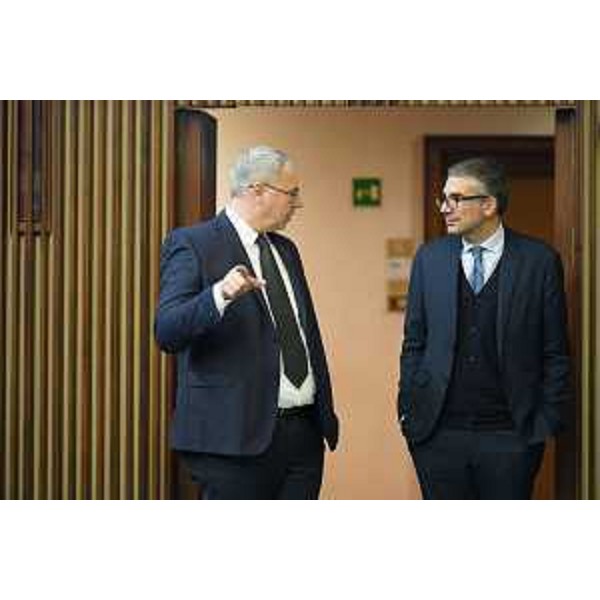 Mauro Bordin (Lega) e l'assessore Fvg delegato ai rapporti con il Cr, Pierpaolo Roberti - Mauro Bordin (Lega) e l'assessore Fvg delegato ai rapporti con il Cr, Pierpaolo Roberti