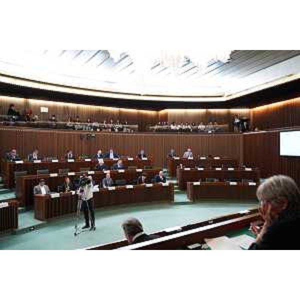 L'Aula durante i lavori - L'Aula durante i lavori