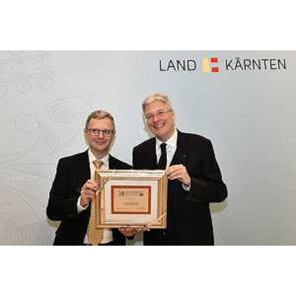 L'assessore Zannier e il presidente Kaiser - L'assessore Zannier e il presidente Kaiser