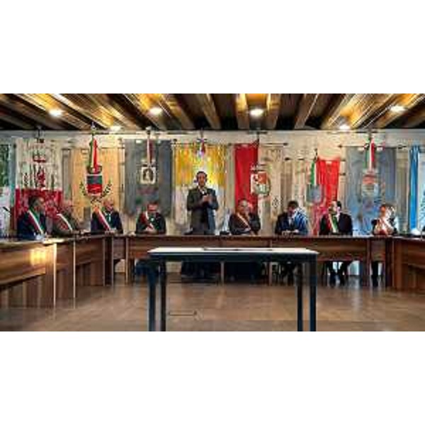 L'intervento del governatore del Friuli Venezia Giulia, Massimiliano Fedriga, oggi a Cormons - L'intervento del governatore del Friuli Venezia Giulia, Massimiliano Fedriga, oggi a Cormons