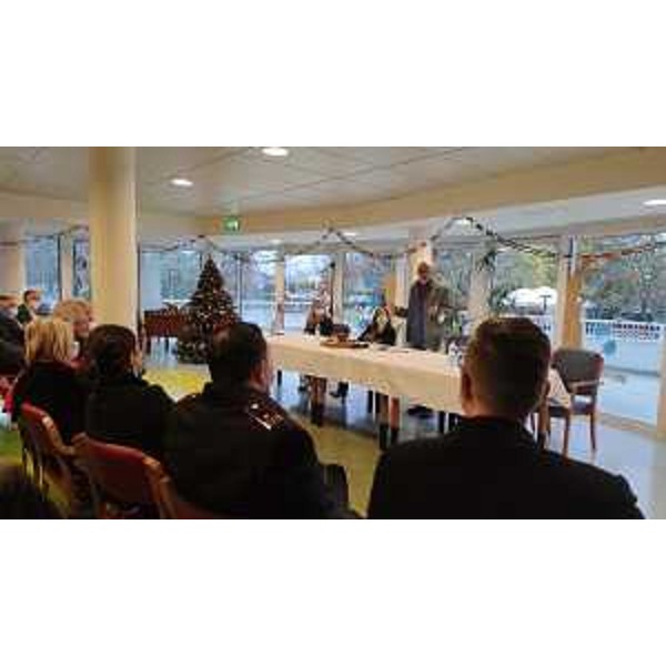 Un momento della cerimonia a Cividale del Friuli - Un momento della cerimonia a Cividale del Friuli